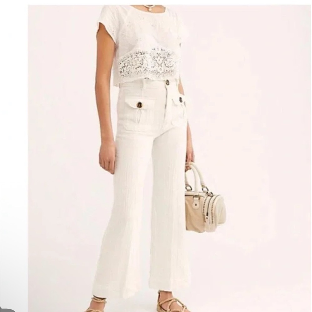 Free People Boca High-Waisted Pants - Picture 1 of 13